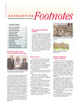Accounting Footnotes, Spring 2003 by Illinois State University, Department of Accounting