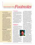 Accounting Footnotes, Spring 2005 by Illinois State University, Department of Accounting