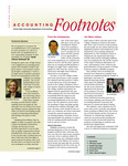 Accounting Footnotes, Spring 2008 by Illinois State University, Department of Accounting