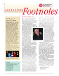Accounting Footnotes, Spring 2009 by Department of Accounting