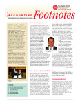 Accounting Footnotes, Spring 2010 by Department of Accounting