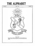 The Alphabet, vol. 5, no. 1 (Fall 1954)