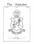 The Alphabet, vol. 13, no. 1 (Fall 1962)