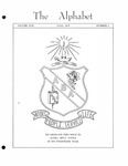 The Alphabet, vol. 17, no. 2 (Fall 1970)