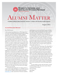 Alumni Matter, Summer 2021 by Women's, Gender, and Sexuality Studies Program