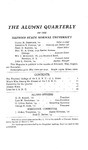 Alumni Quarterly, Volume 2 Number 4, November 1913