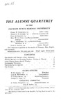 Alumni Quarterly, Volume 3 Number 1, February 1914