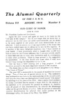 Alumni Quarterly, Volume 3 Number 3, August 1914
