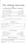 Alumni Quarterly, Volume 8 Number 3, August 1919 by Illinois State University