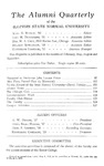 Alumni Quarterly, Volume 9 Number 3-4, August-November 1920 by Illinois State University