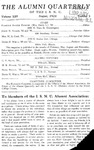 Alumni Quarterly, Volume 13 Number 3, August 1924