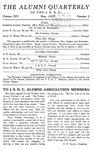 Alumni Quarterly, Volume 14 Number 2, May 1925