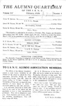 Alumni Quarterly, Volume 15 Number 1, February 1926