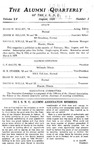 Alumni Quarterly, Volume 15 Number 3, August 1926