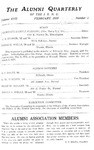 Alumni Quarterly, Volume 17 Number 1, February 1928