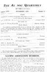 Alumni Quarterly, Volume 17 Number 4, November 1928
