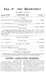 Alumni Quarterly, Volume 18 Number 1, February 1929
