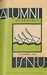 Alumni Quarterly, Volume 22 Number 4, November 1933
