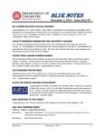 Blue Notes, November 1, 2012 (issue 2012-07) by Illinois State University, Department of Chemistry