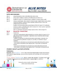 Blue Notes, May 15, 2020 (issue 2020-08) by Illinois State University, Department of Chemistry