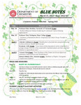 Blue Notes, March 15, 2022 (issue 2022-05) by Illinois State University, Department of Chemistry