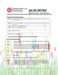 Blue Notes, March 24, 2023 (issue 2023-03) by Illinois State University, Department of Chemistry