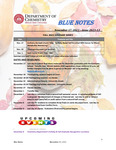 Blue Notes, November 17, 2023 (issue 2023-13) by Illinois State University, Department of Chemistry
