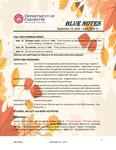 Blue Notes, September 13, 2024 (issue 2024-11 ) by Illinois State University, Department of Chemistry