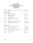 Illinois State University Board of Trustees meeting materials, November 14, 1996 by Board of Trustees