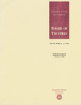 Illinois State University Board of Trustees meeting materials, December 07, 1998 by Board of Trustees