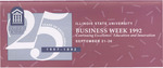Business Week program, 1992 by College of Business, Illinois State University