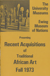 Ewing Museum of Nations, Fall 1973 by University Galleries