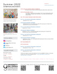 Exhibitions and Events, Summer 2022 by University Galleries