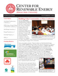 Center for Renewable Energy Newsletter, November 2010 by Illinois State University, Center for Renewable Energy