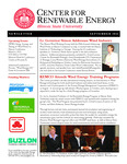 Center for Renewable Energy Newsletter, September 2011 by Illinois State University, Center for Renewable Energy