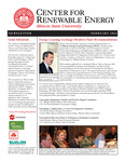 Center for Renewable Energy Newsletter, February 2013 by Illinois State University, Center for Renewable Energy
