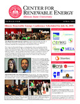 Center for Renewable Energy Newsletter, April 2015 by Illinois State University, Center for Renewable Energy