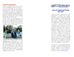 Department of Chemistry Alumni Newsletter, May 2007 by Illinois State University, Department of Chemistry