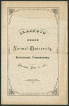 Illinois State Normal University, Seventeenth Commencement, June 22, 1876