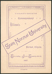 Illinois State Normal University, Twenty-Eighth Commencement, June 23, 1887
