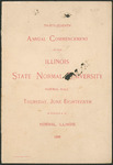 Illinois State Normal University, Thirty-Seventh Annual Commencement, June 18, 1896