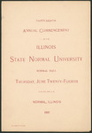 Illinois State Normal University, Thirty-Eighth Annual Commencement, June 24, 1897