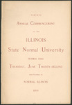 Illinois State Normal University, Fortieth Annual Commencement, June 22, 1899