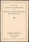 Illinois State Normal University, Fifty-Third Annual Commencement, June 6, 1912