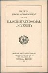 Illinois State Normal University, Sixtieth Annual Commencement, June 5, 1919