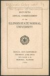 Illinois State Normal University, Sixty-Fifth Annual Commencement, June 5, 1924