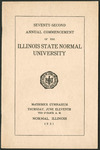 Illinois State Normal University, Seventy-Second Annual Commencement, June 11, 1931