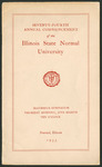 Illinois State Normal University, Seventy-Fourth Annual Commencement, June 8, 1933