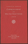 Illinois State Normal University, Eightieth Annual Commencement, June 5, 1939