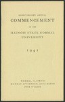 Illinois State Normal University, Eighty-Second Annual Commencement, June 9, 1941